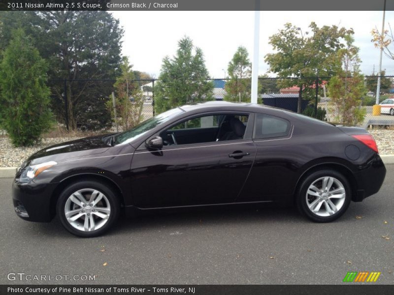 Crimson Black / Charcoal 2011 Nissan Altima 2.5 S Coupe