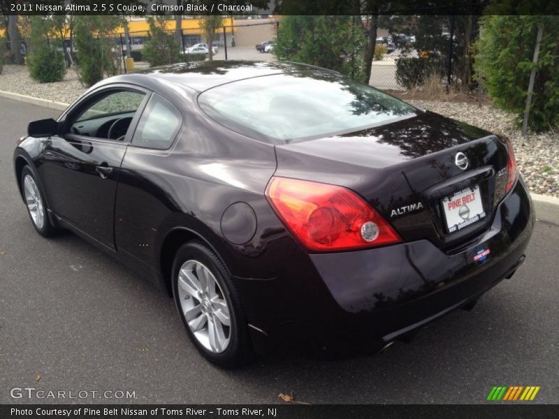 Crimson Black / Charcoal 2011 Nissan Altima 2.5 S Coupe