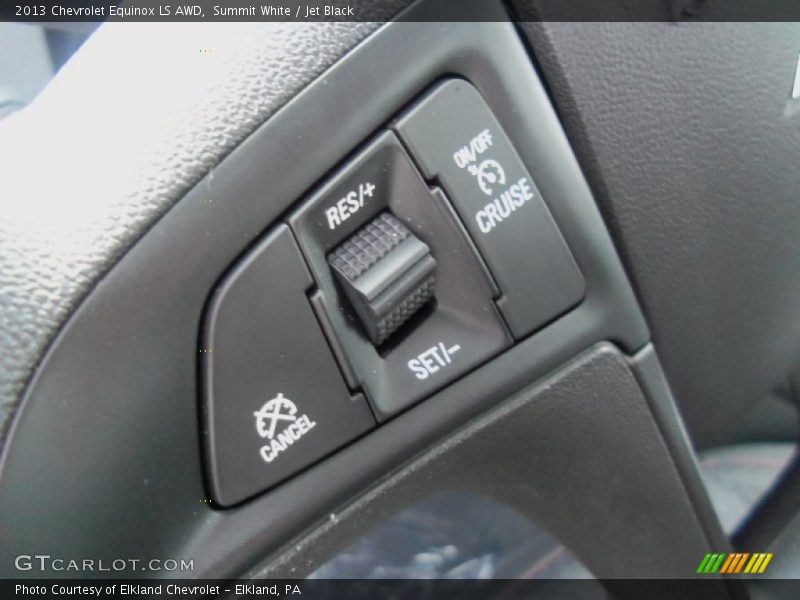 Summit White / Jet Black 2013 Chevrolet Equinox LS AWD