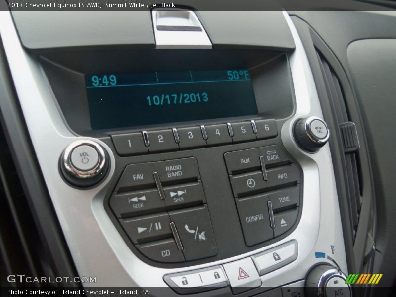 Summit White / Jet Black 2013 Chevrolet Equinox LS AWD