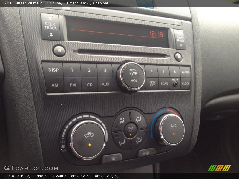 Crimson Black / Charcoal 2011 Nissan Altima 2.5 S Coupe