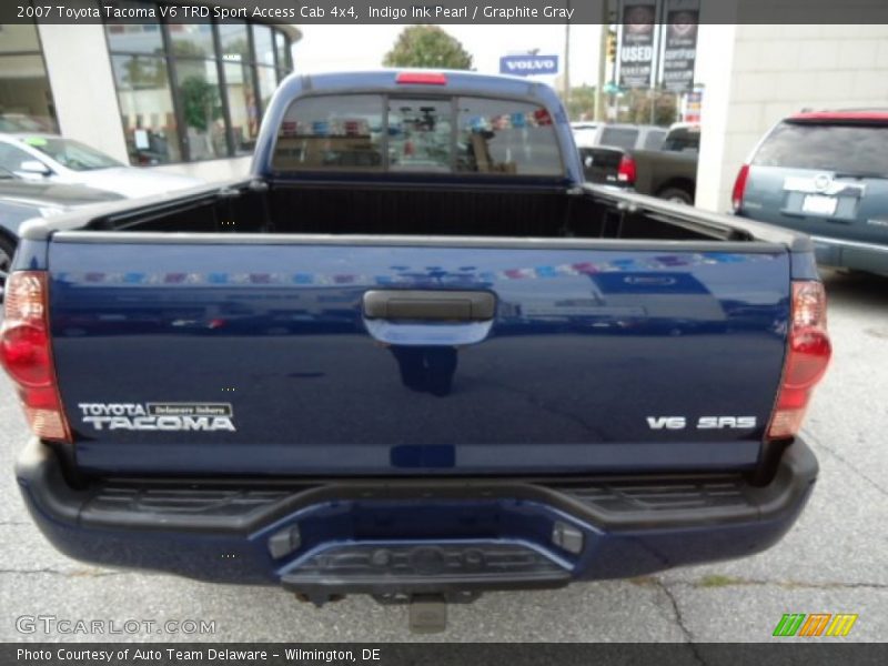 Indigo Ink Pearl / Graphite Gray 2007 Toyota Tacoma V6 TRD Sport Access Cab 4x4