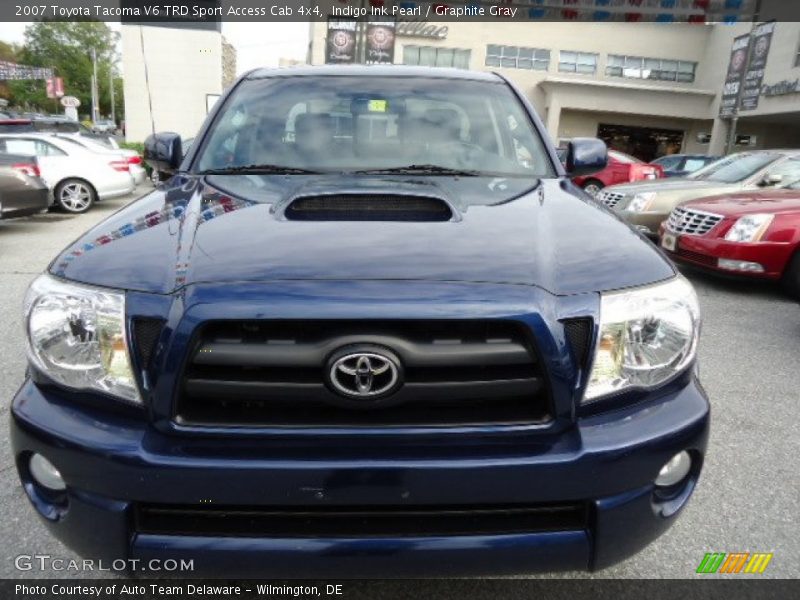 Indigo Ink Pearl / Graphite Gray 2007 Toyota Tacoma V6 TRD Sport Access Cab 4x4