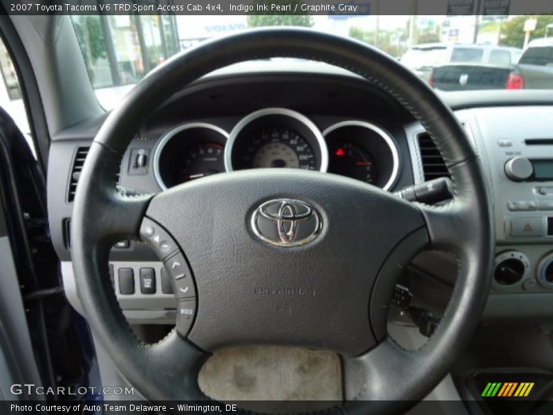 Indigo Ink Pearl / Graphite Gray 2007 Toyota Tacoma V6 TRD Sport Access Cab 4x4