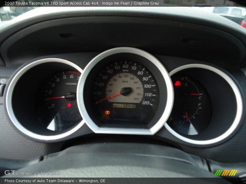 Indigo Ink Pearl / Graphite Gray 2007 Toyota Tacoma V6 TRD Sport Access Cab 4x4