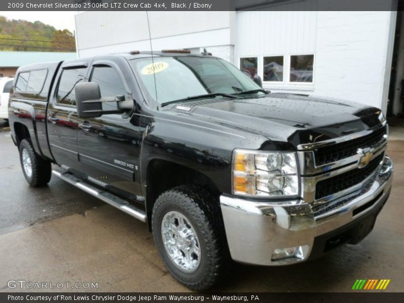 Black / Ebony 2009 Chevrolet Silverado 2500HD LTZ Crew Cab 4x4