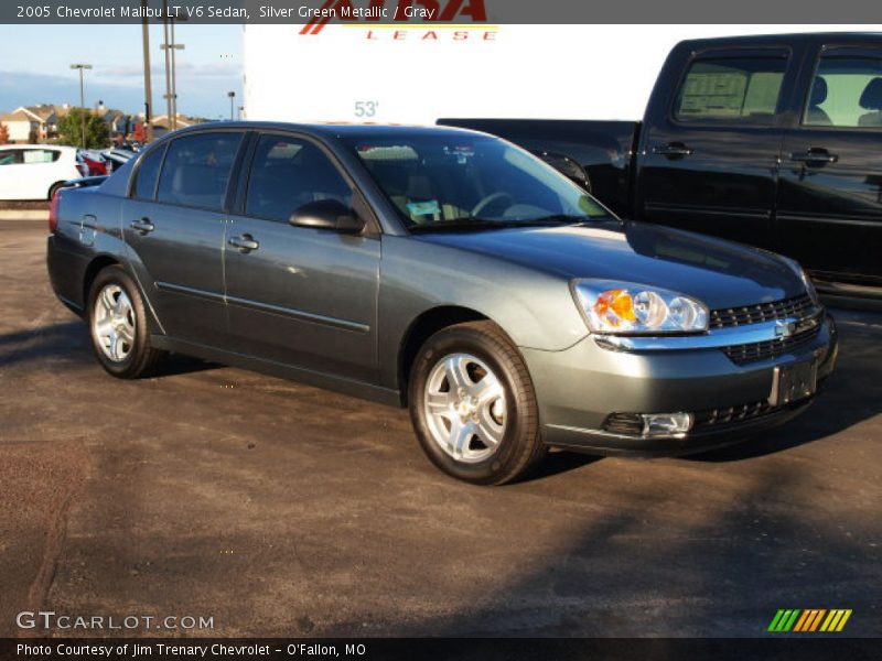 Silver Green Metallic / Gray 2005 Chevrolet Malibu LT V6 Sedan
