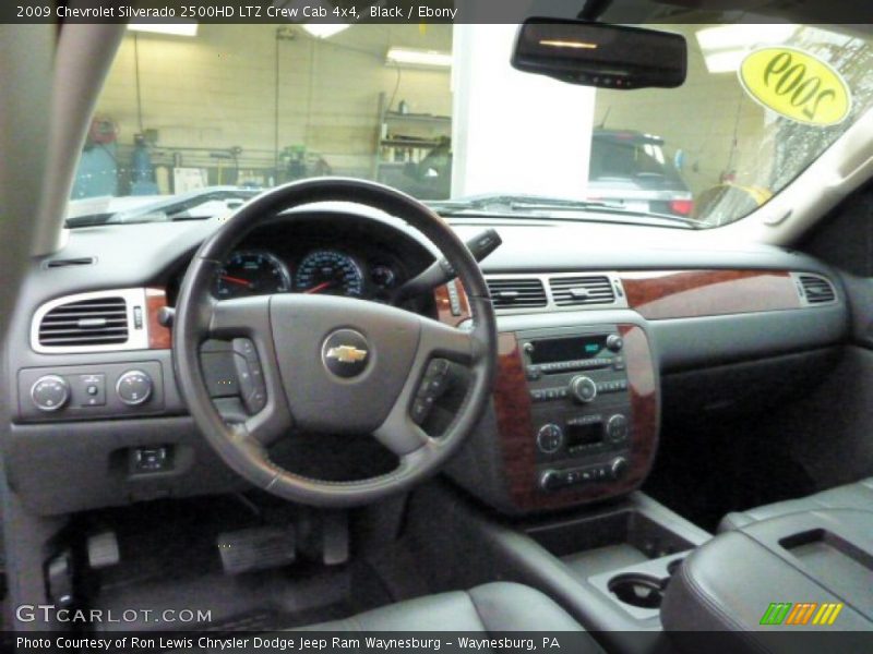 Black / Ebony 2009 Chevrolet Silverado 2500HD LTZ Crew Cab 4x4