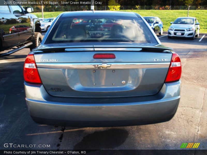 Silver Green Metallic / Gray 2005 Chevrolet Malibu LT V6 Sedan