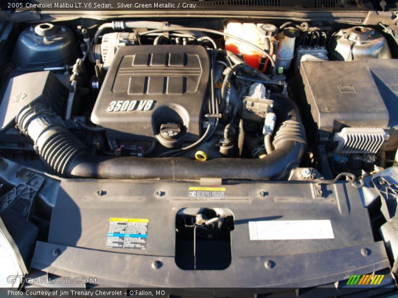 Silver Green Metallic / Gray 2005 Chevrolet Malibu LT V6 Sedan