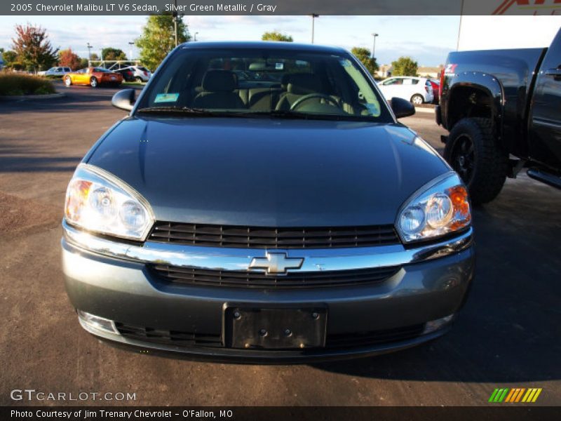 Silver Green Metallic / Gray 2005 Chevrolet Malibu LT V6 Sedan