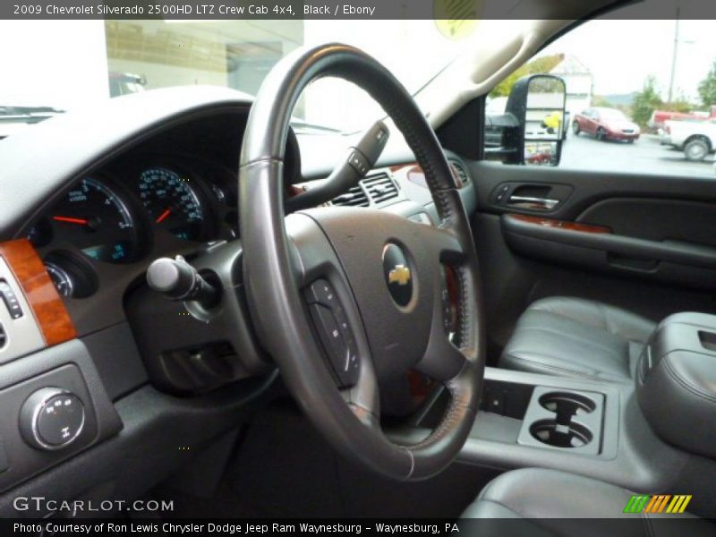 Black / Ebony 2009 Chevrolet Silverado 2500HD LTZ Crew Cab 4x4