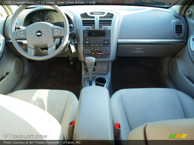 Silver Green Metallic / Gray 2005 Chevrolet Malibu LT V6 Sedan