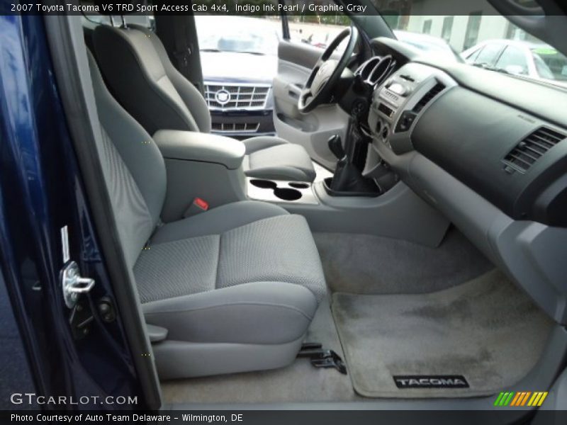 Indigo Ink Pearl / Graphite Gray 2007 Toyota Tacoma V6 TRD Sport Access Cab 4x4