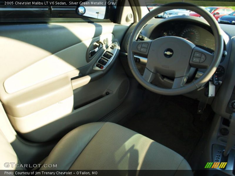 Silver Green Metallic / Gray 2005 Chevrolet Malibu LT V6 Sedan