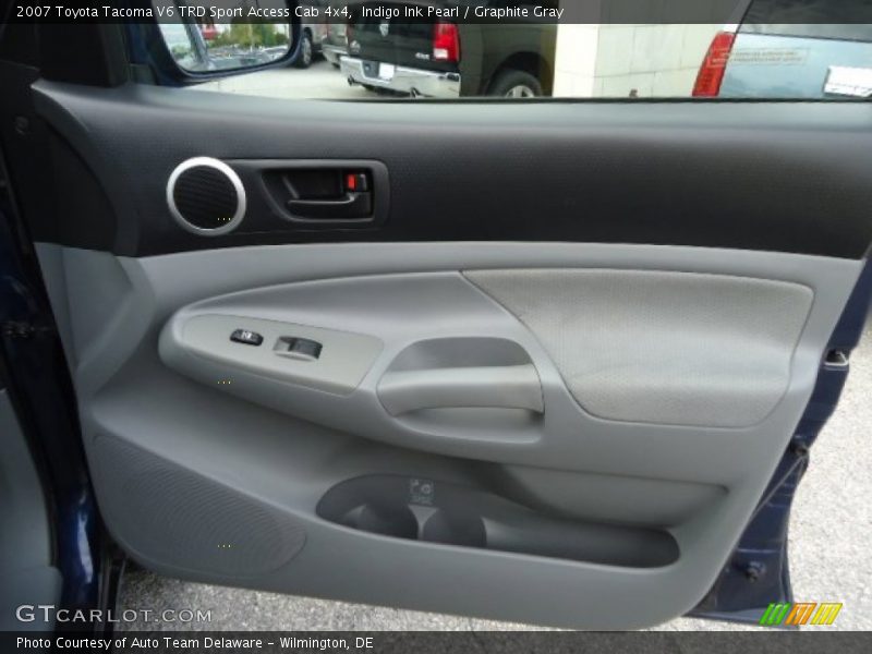 Indigo Ink Pearl / Graphite Gray 2007 Toyota Tacoma V6 TRD Sport Access Cab 4x4