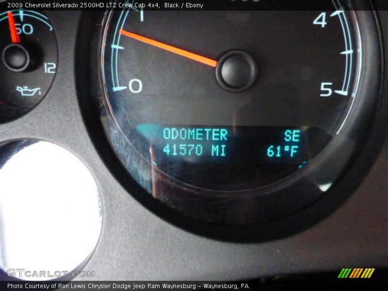 Black / Ebony 2009 Chevrolet Silverado 2500HD LTZ Crew Cab 4x4