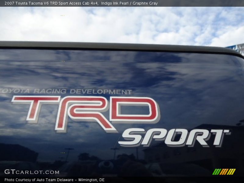 Indigo Ink Pearl / Graphite Gray 2007 Toyota Tacoma V6 TRD Sport Access Cab 4x4