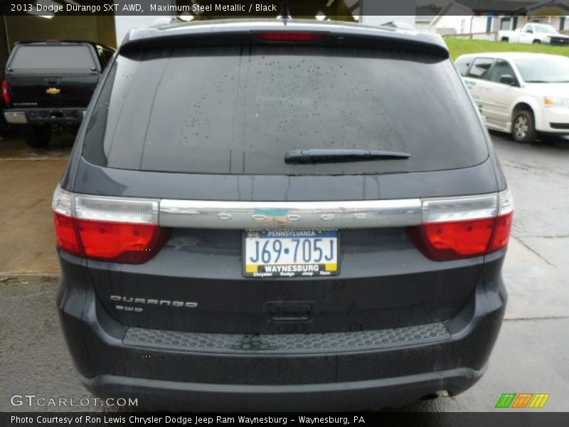Maximum Steel Metallic / Black 2013 Dodge Durango SXT AWD