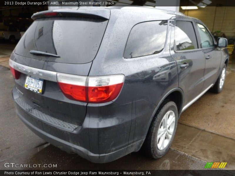 Maximum Steel Metallic / Black 2013 Dodge Durango SXT AWD