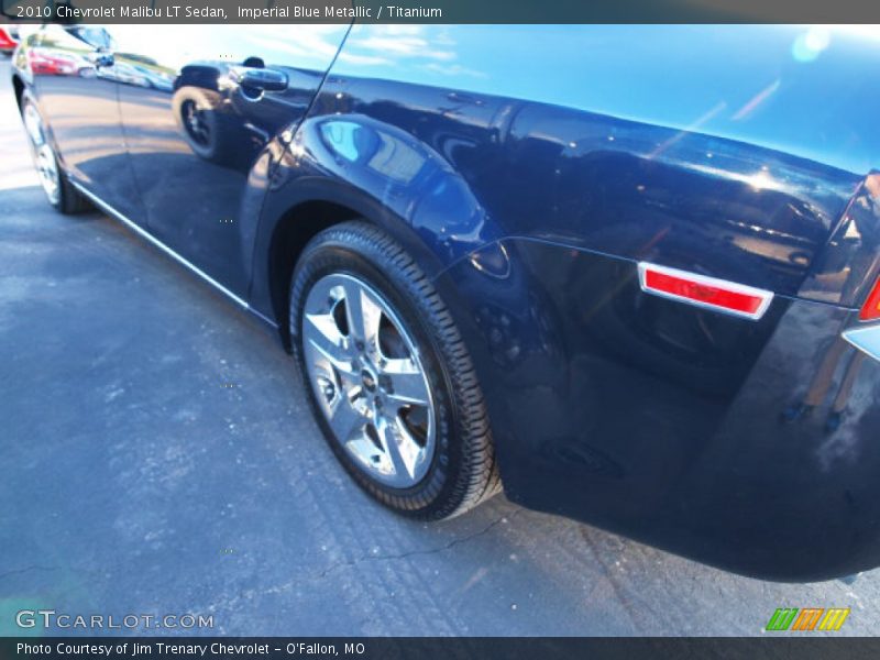 Imperial Blue Metallic / Titanium 2010 Chevrolet Malibu LT Sedan