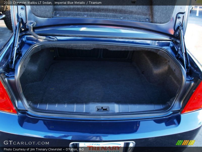 Imperial Blue Metallic / Titanium 2010 Chevrolet Malibu LT Sedan