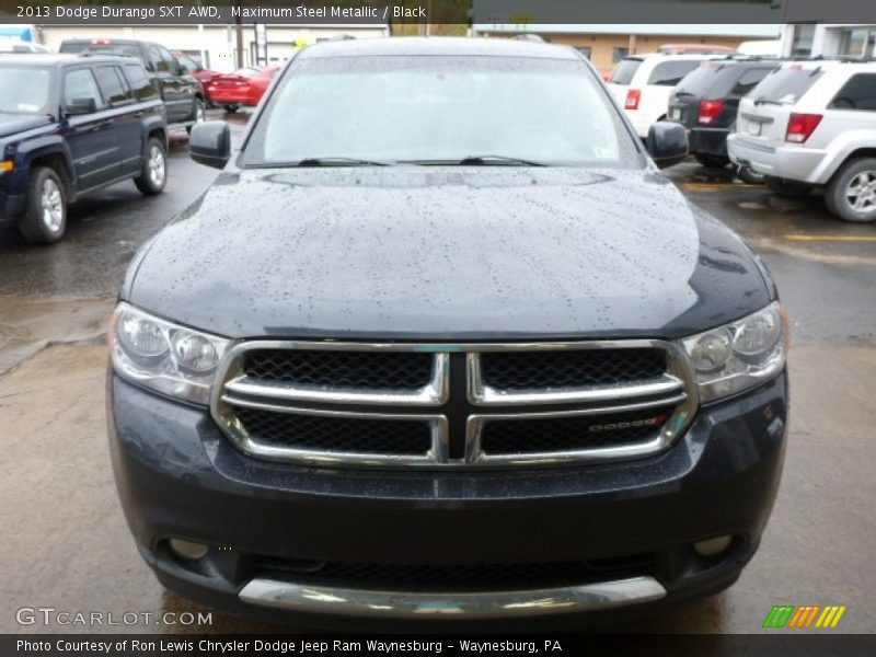 Maximum Steel Metallic / Black 2013 Dodge Durango SXT AWD