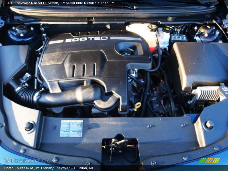 Imperial Blue Metallic / Titanium 2010 Chevrolet Malibu LT Sedan
