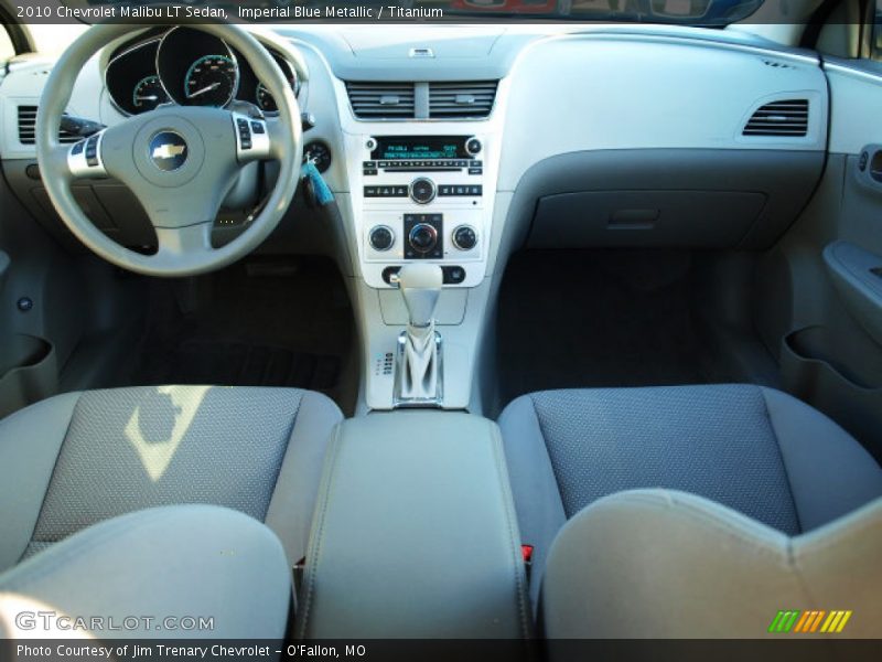 Imperial Blue Metallic / Titanium 2010 Chevrolet Malibu LT Sedan