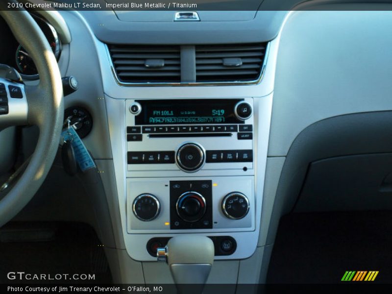 Imperial Blue Metallic / Titanium 2010 Chevrolet Malibu LT Sedan