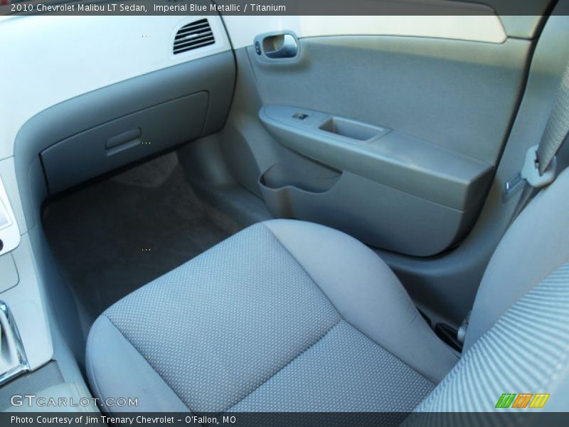 Imperial Blue Metallic / Titanium 2010 Chevrolet Malibu LT Sedan