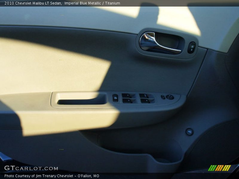 Imperial Blue Metallic / Titanium 2010 Chevrolet Malibu LT Sedan