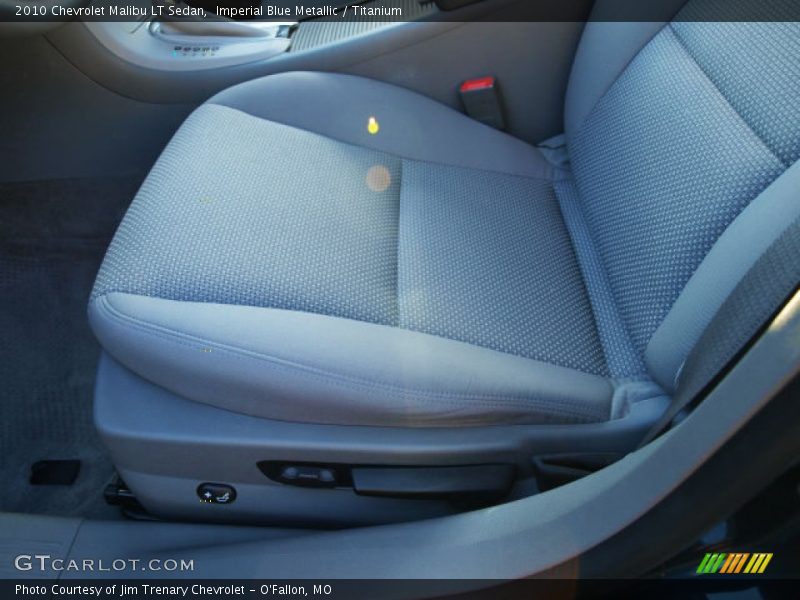 Imperial Blue Metallic / Titanium 2010 Chevrolet Malibu LT Sedan