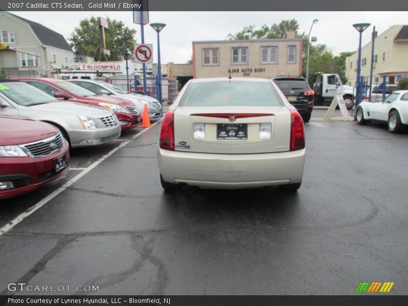 Gold Mist / Ebony 2007 Cadillac CTS Sedan