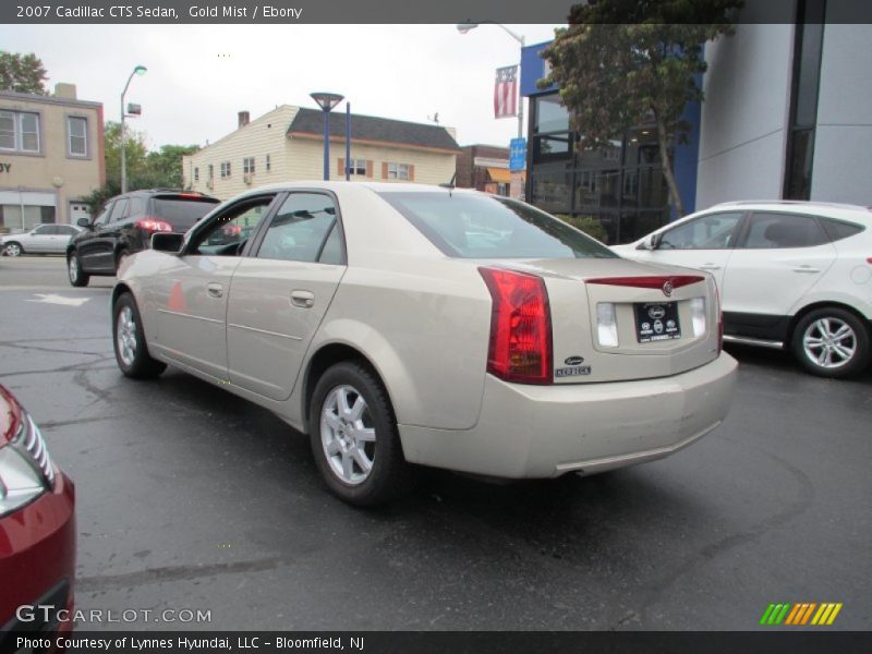 Gold Mist / Ebony 2007 Cadillac CTS Sedan