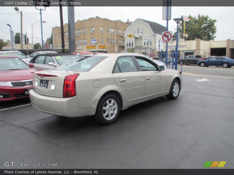 Gold Mist / Ebony 2007 Cadillac CTS Sedan
