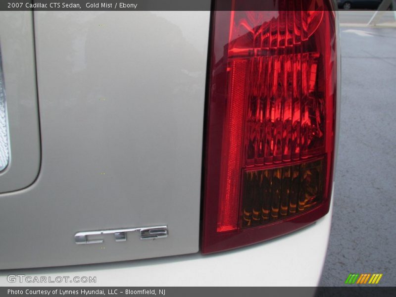 Gold Mist / Ebony 2007 Cadillac CTS Sedan