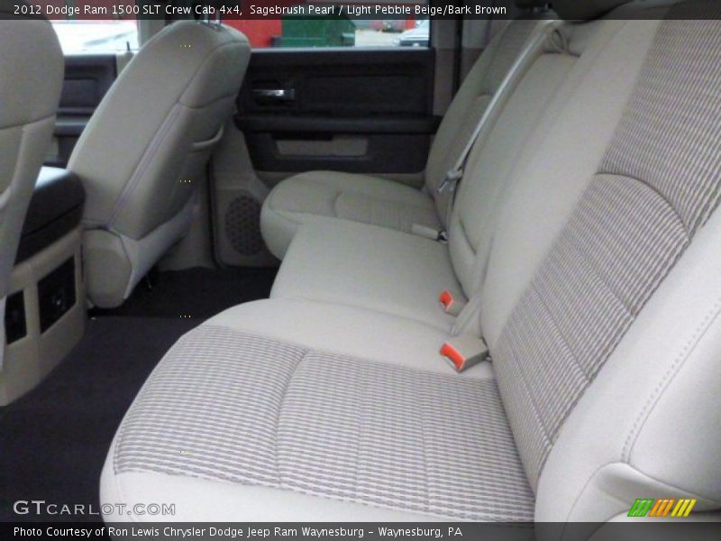 Sagebrush Pearl / Light Pebble Beige/Bark Brown 2012 Dodge Ram 1500 SLT Crew Cab 4x4