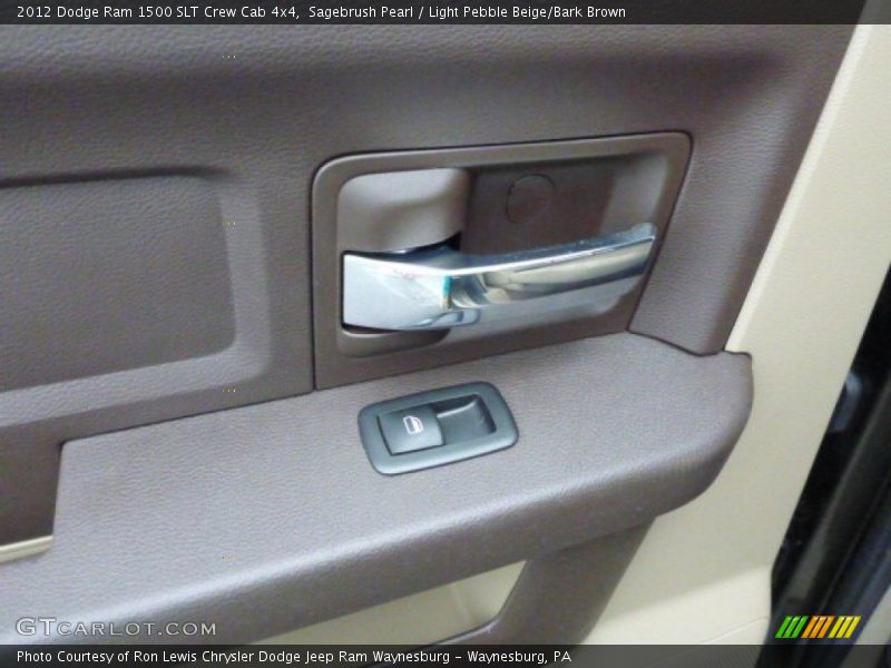 Sagebrush Pearl / Light Pebble Beige/Bark Brown 2012 Dodge Ram 1500 SLT Crew Cab 4x4
