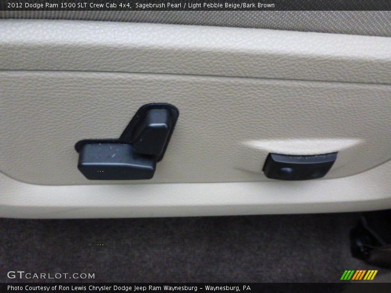 Sagebrush Pearl / Light Pebble Beige/Bark Brown 2012 Dodge Ram 1500 SLT Crew Cab 4x4