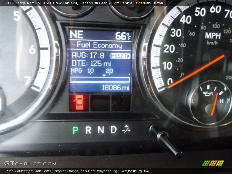 Sagebrush Pearl / Light Pebble Beige/Bark Brown 2012 Dodge Ram 1500 SLT Crew Cab 4x4