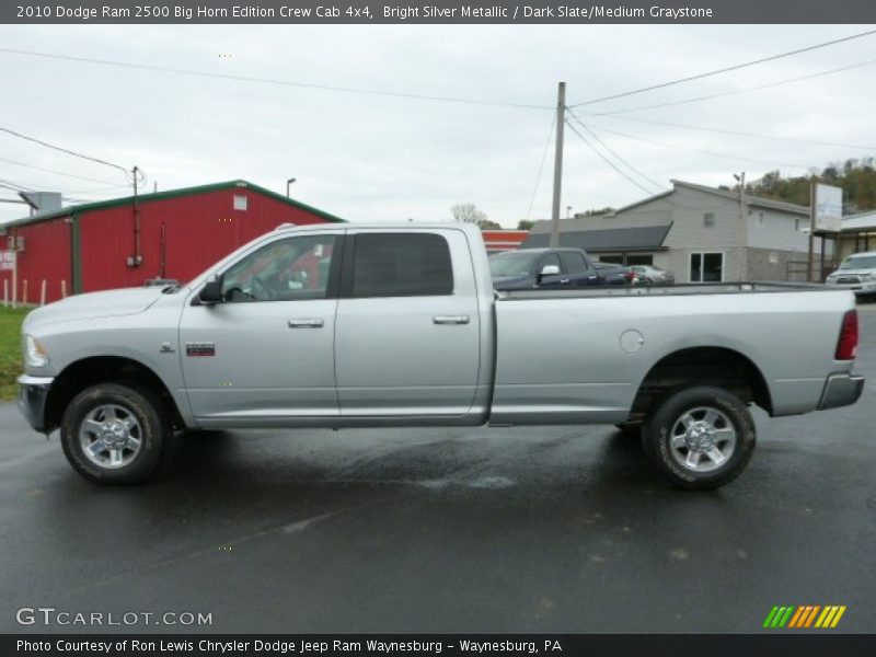 Bright Silver Metallic / Dark Slate/Medium Graystone 2010 Dodge Ram 2500 Big Horn Edition Crew Cab 4x4