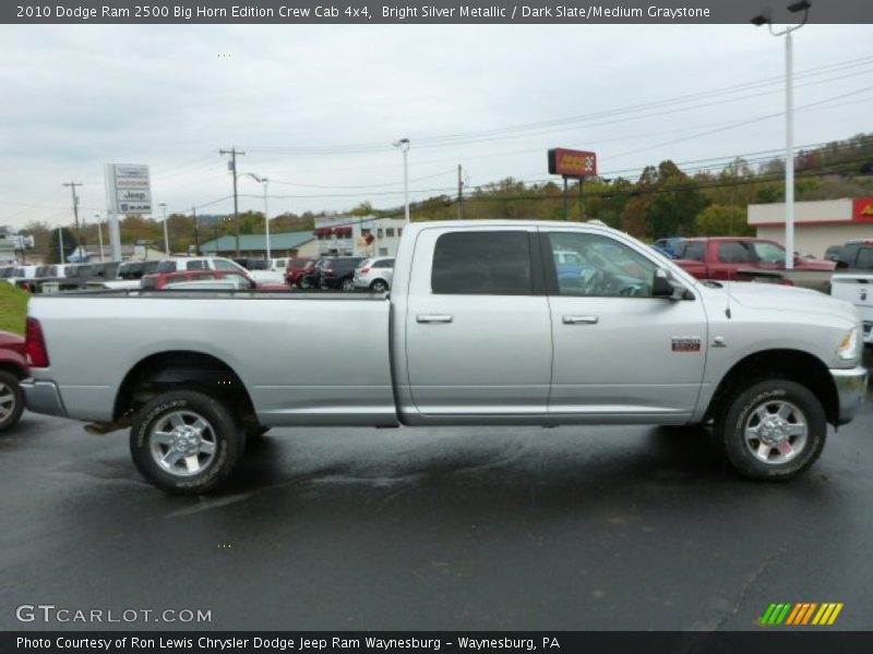 Bright Silver Metallic / Dark Slate/Medium Graystone 2010 Dodge Ram 2500 Big Horn Edition Crew Cab 4x4