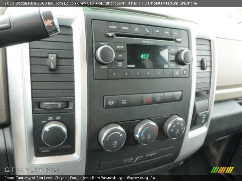 Bright Silver Metallic / Dark Slate/Medium Graystone 2010 Dodge Ram 2500 Big Horn Edition Crew Cab 4x4