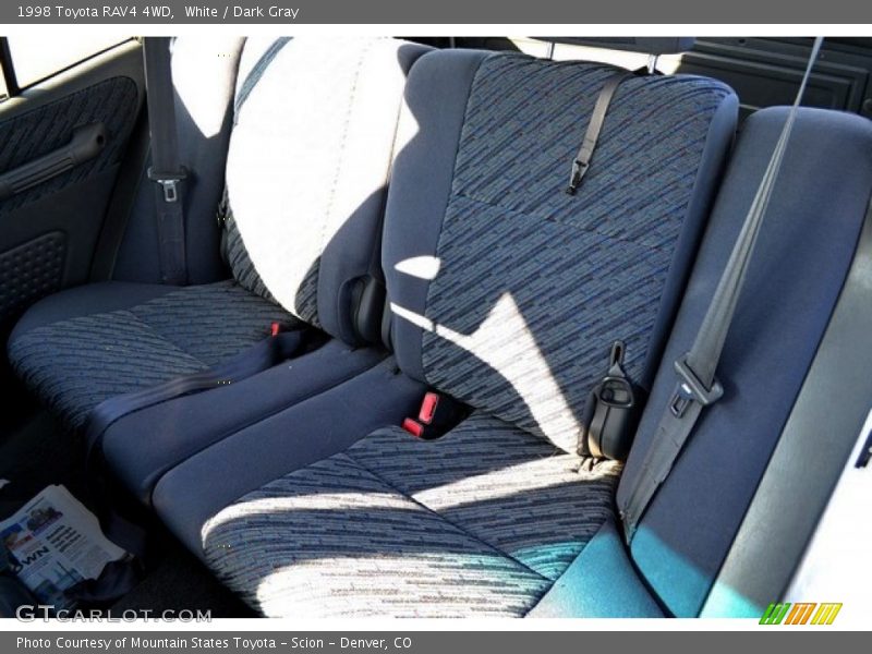 White / Dark Gray 1998 Toyota RAV4 4WD