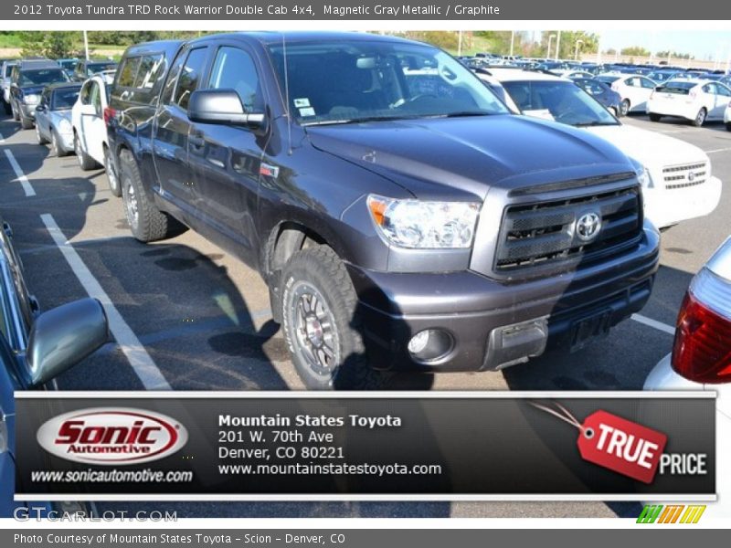 Magnetic Gray Metallic / Graphite 2012 Toyota Tundra TRD Rock Warrior Double Cab 4x4