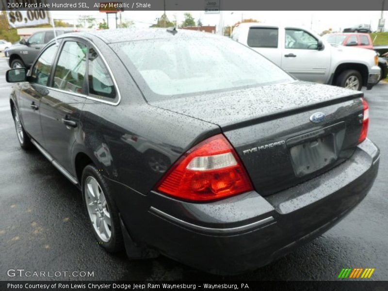 Alloy Metallic / Shale 2007 Ford Five Hundred SEL