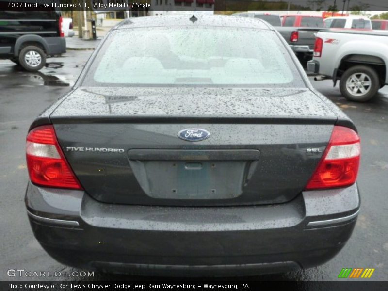 Alloy Metallic / Shale 2007 Ford Five Hundred SEL