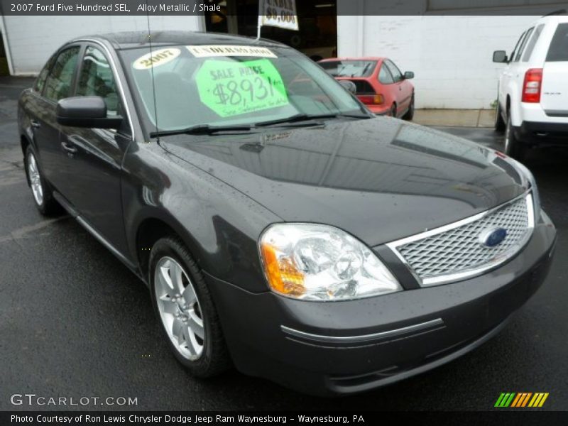 Alloy Metallic / Shale 2007 Ford Five Hundred SEL