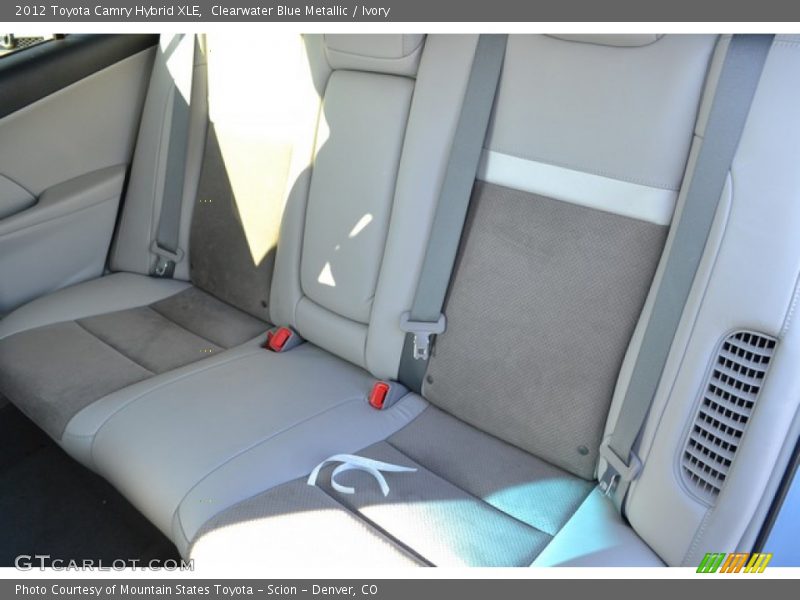 Clearwater Blue Metallic / Ivory 2012 Toyota Camry Hybrid XLE